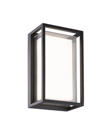 CHAMONIX * APLIQUE EXTERIOR GRIS OSCURO  LED IP65   - 9W - CCT 2700K-3200K-4000K